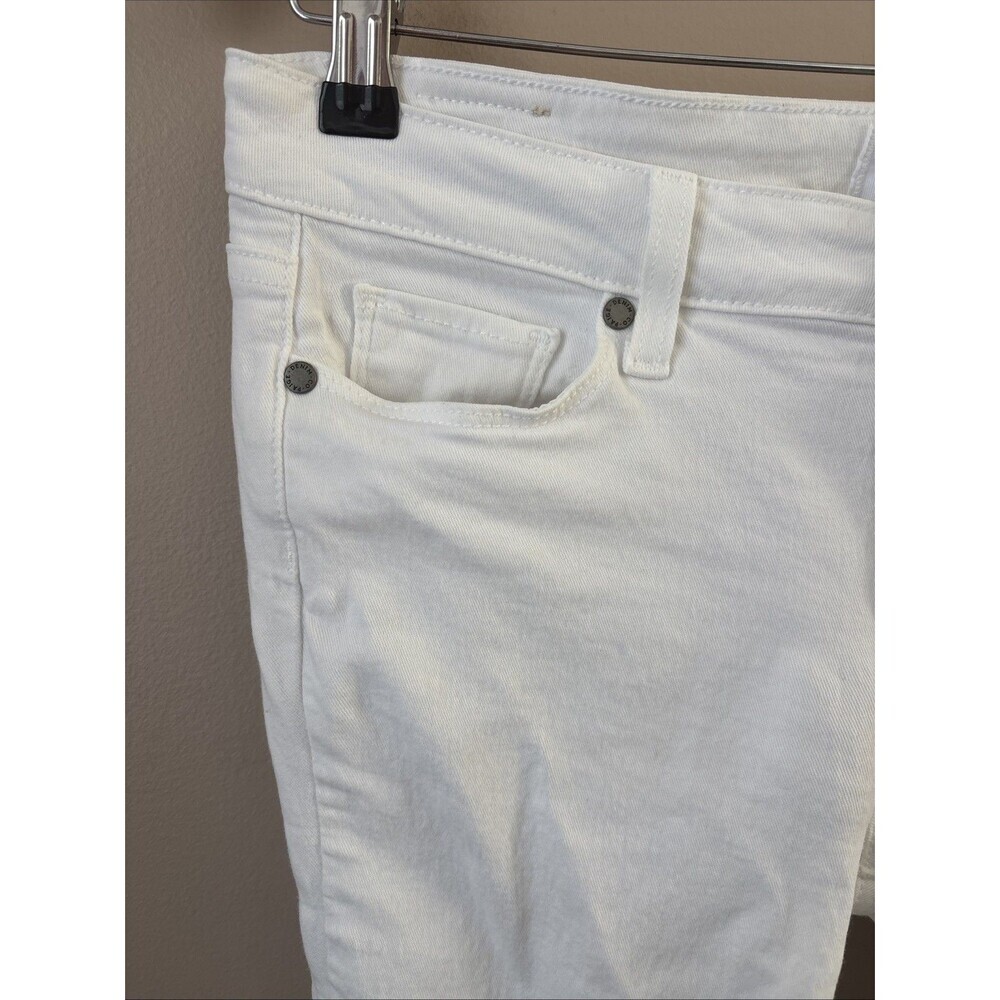 PAIGE Verdugo Ankle Skinny Jeans Women’s 28 Crisp White Mid Rise Denim - Picture 2 of 9